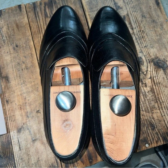 Y2K Stacy Adams Black Leather Men’s Tapered Toe Loafers Size 11M main image 4